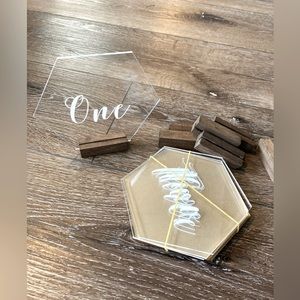 Wedding table numbers